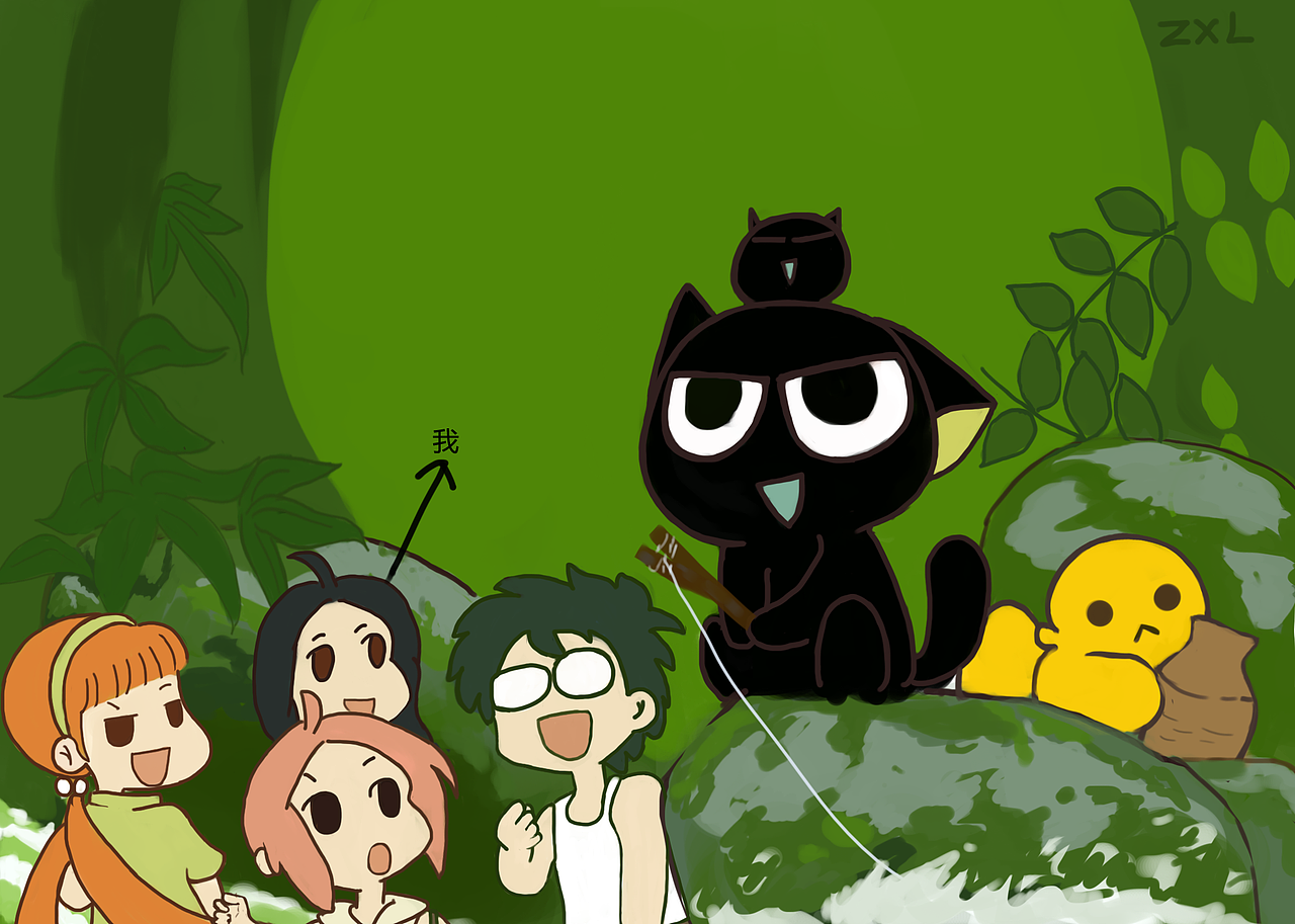 罗小黑（图ZMTc2NzU0NTky） - 艺术插画 - 站酷设计师Eells原创素材 - 站酷ZCOOL