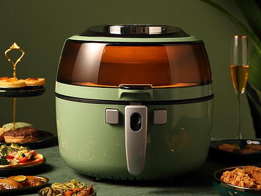 空气炸锅产品电商摄影-原图直出
