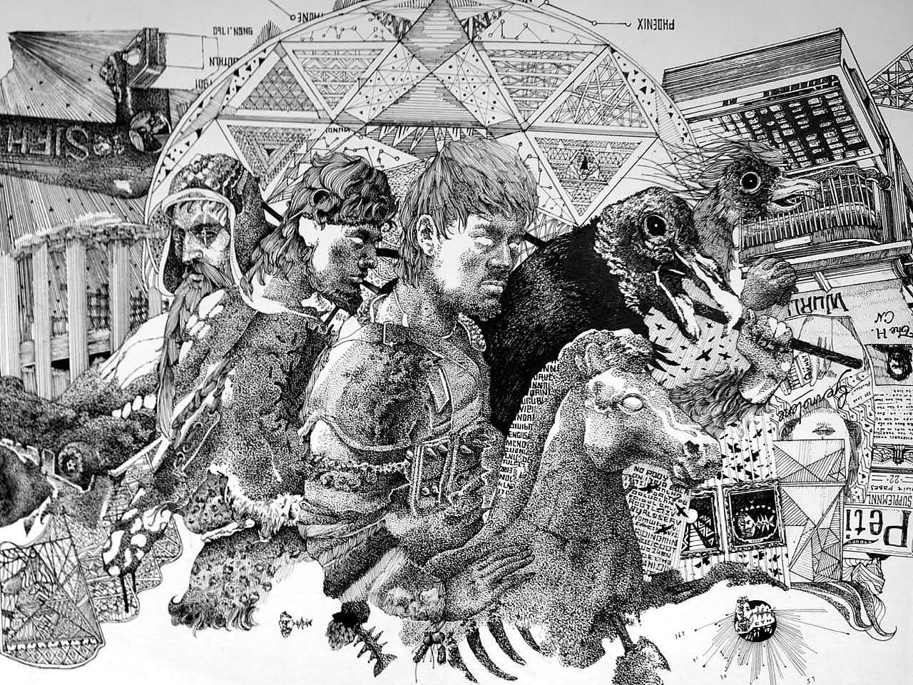 为院线电影手绘的宣传海报与近期杂画（图ZOTgzMjkzMDA=） - 新锐潮流插画 - 站酷设计师曹英瀚原创素材 - 站酷ZCOOL