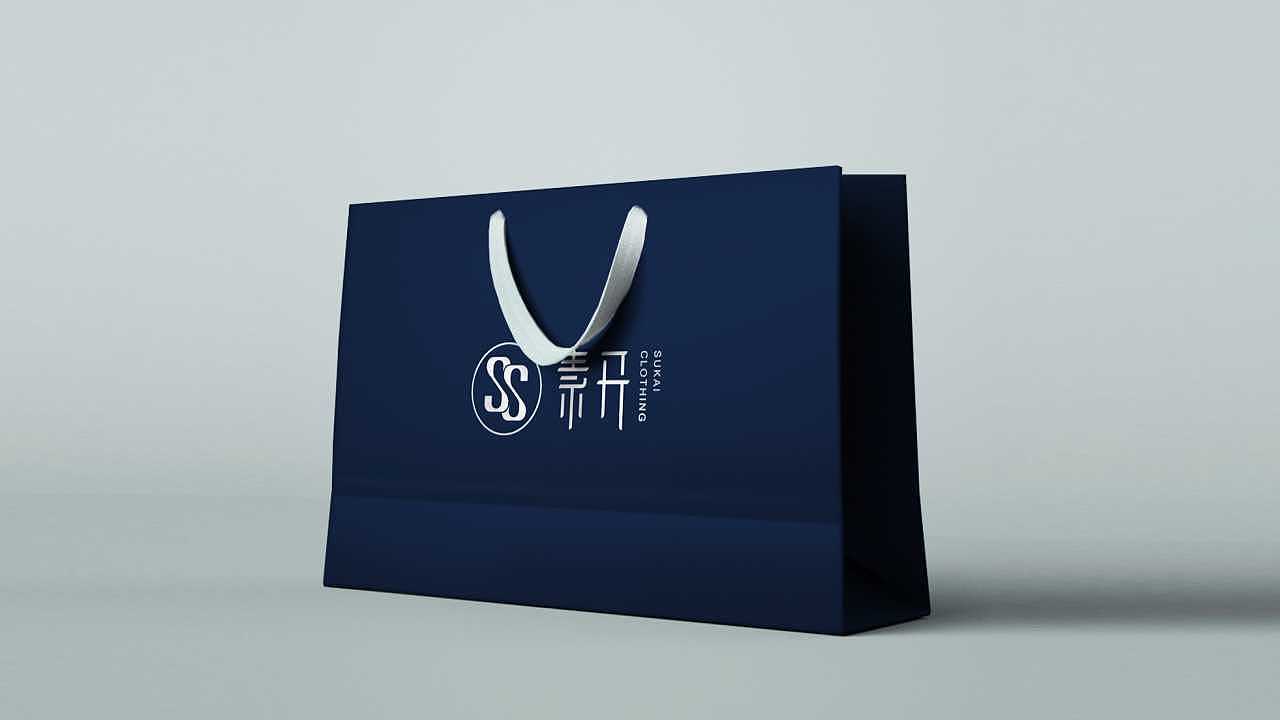 LOGO品牌设计丨素开服装品牌设计(原创