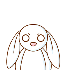 可爱邦尼兔卡通兔子形象吉祥物设计卡通形象微信表情包