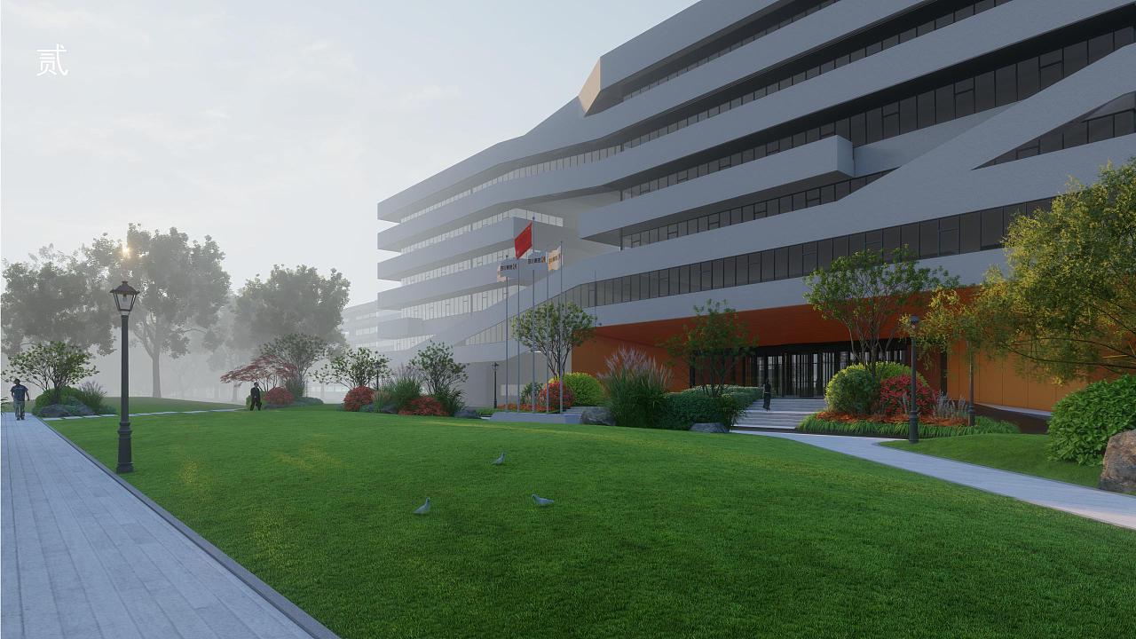 现代简约 办公区景观设计