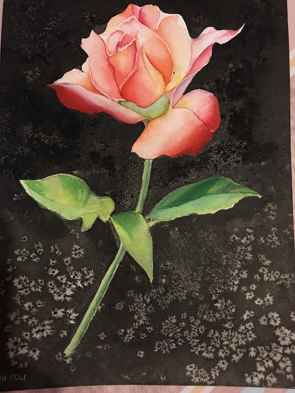 送给朋友的画（图ZNTQxMjA4MjQ=） - 绘画 - 站酷设计师Ly筱优水彩绘画原创素材 - 站酷ZCOOL