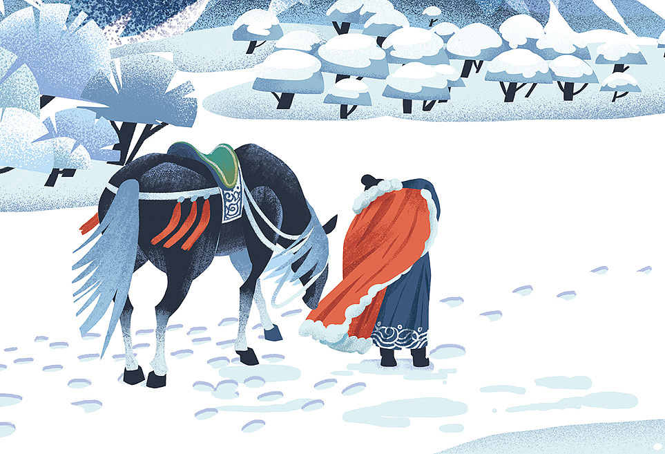 古诗词插图（图ZMjU2MDUzMTg4） - 商业插画 - 站酷设计师桔皮吉原创素材 - 站酷ZCOOL