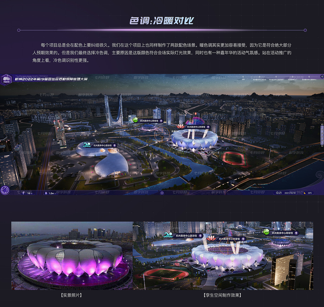 元宇宙杭州亚运智慧后勤保障数字孪生可视化系统