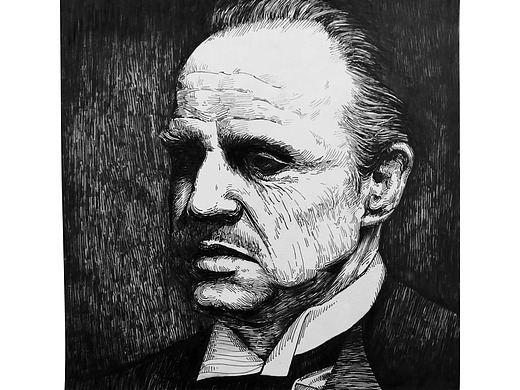 《教父》——插画练习作品