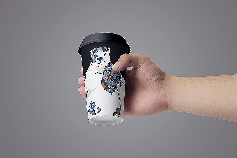 电竞品牌VI设计-PLAY BEAR 耍熊电竞IP设计