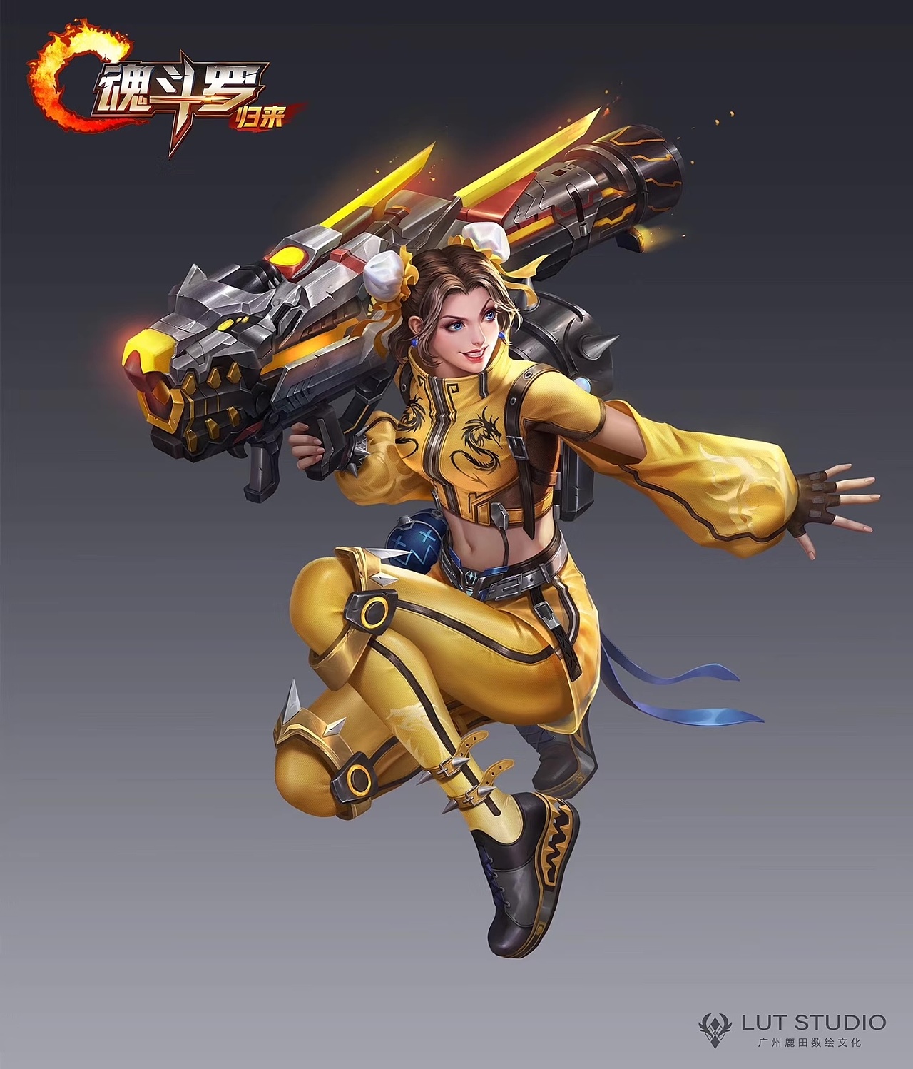 《魂斗罗归来》立绘多图|插画|游戏原画|鹿田 - 原创作品 - 站酷