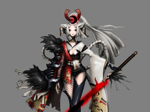 妖刀姬原画练习（个人主页-ZMzkyMTY0NDg=） - 游戏原画 - 站酷设计师Viljo原创素材 - 站酷ZCOOL