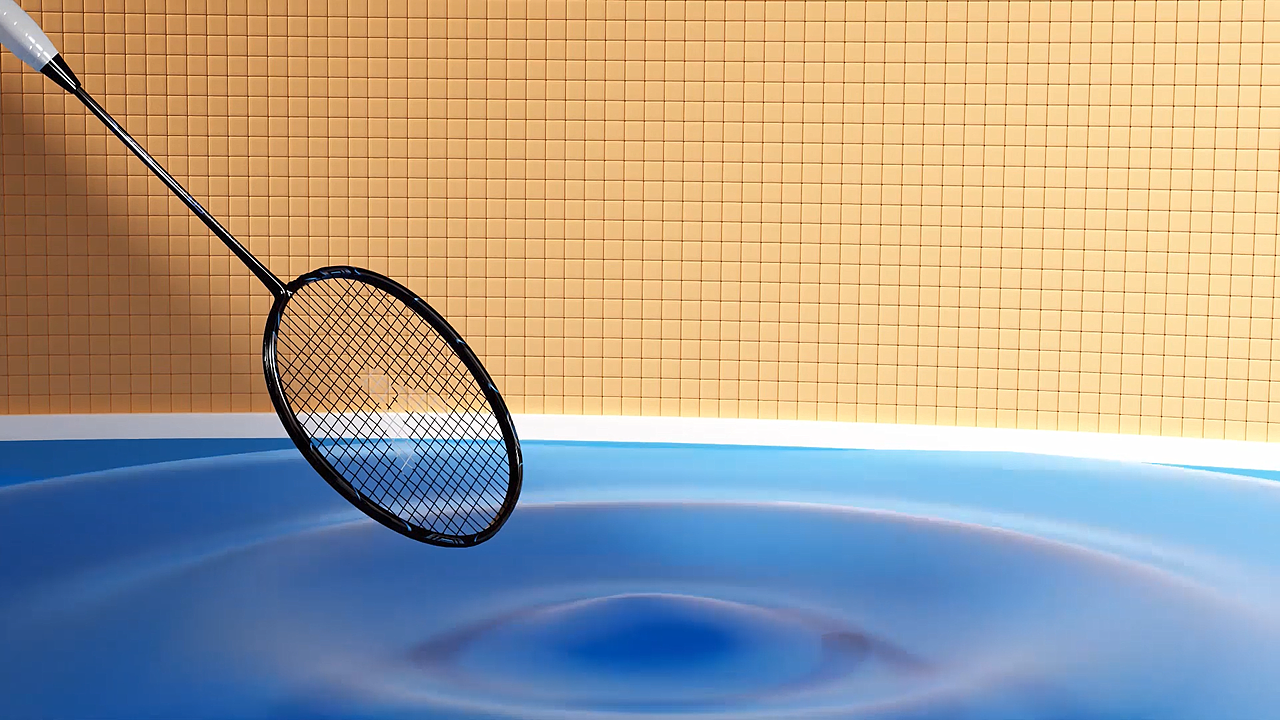 羽毛球拍动画|三维包装动画/产品包装/产品渲染