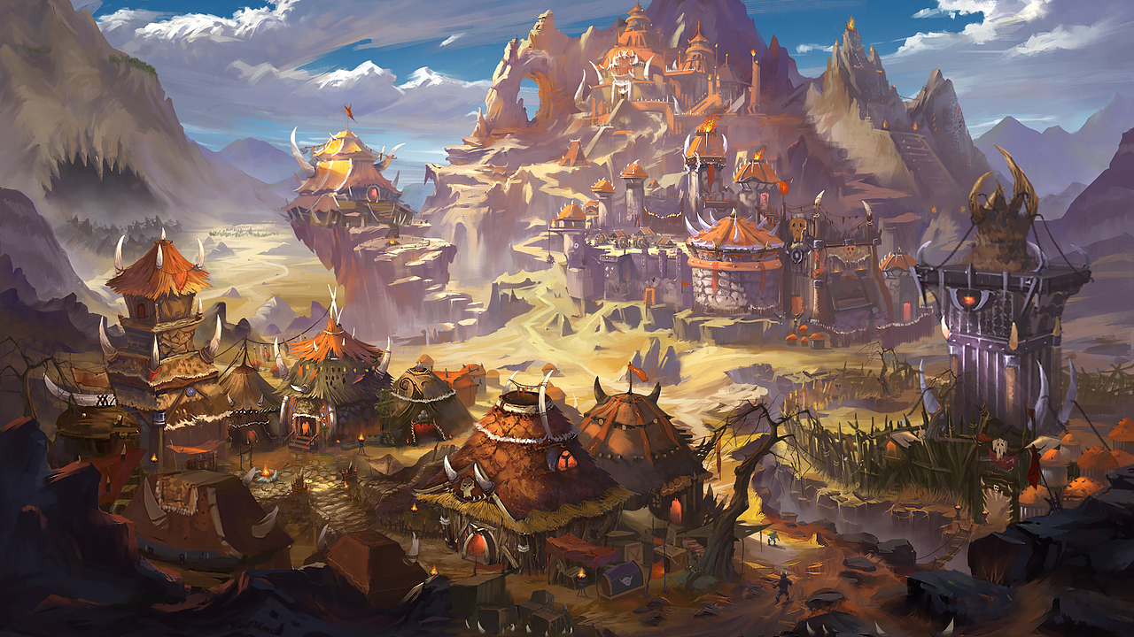 兽人城主城市宣传图