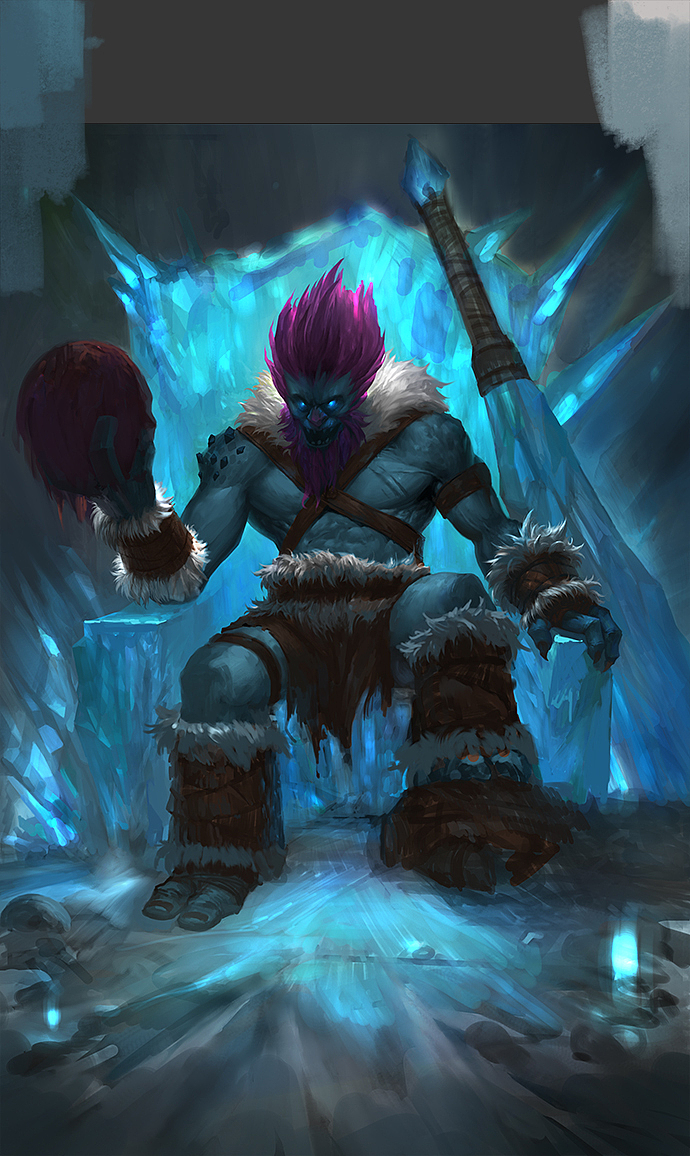 英雄联盟 巨魔之王同人绘制