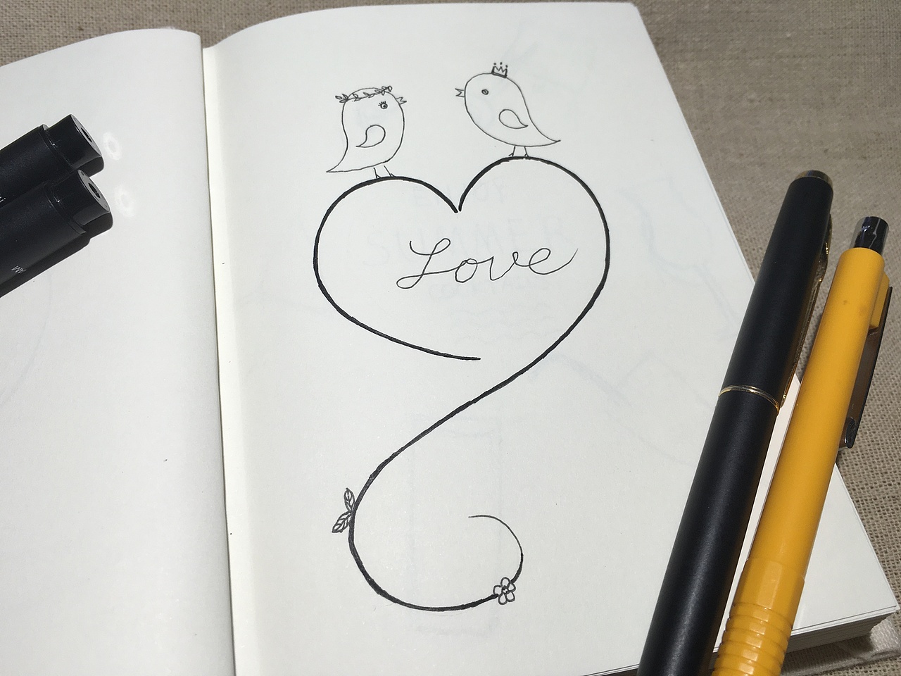 最近本子上的一些涂鸦