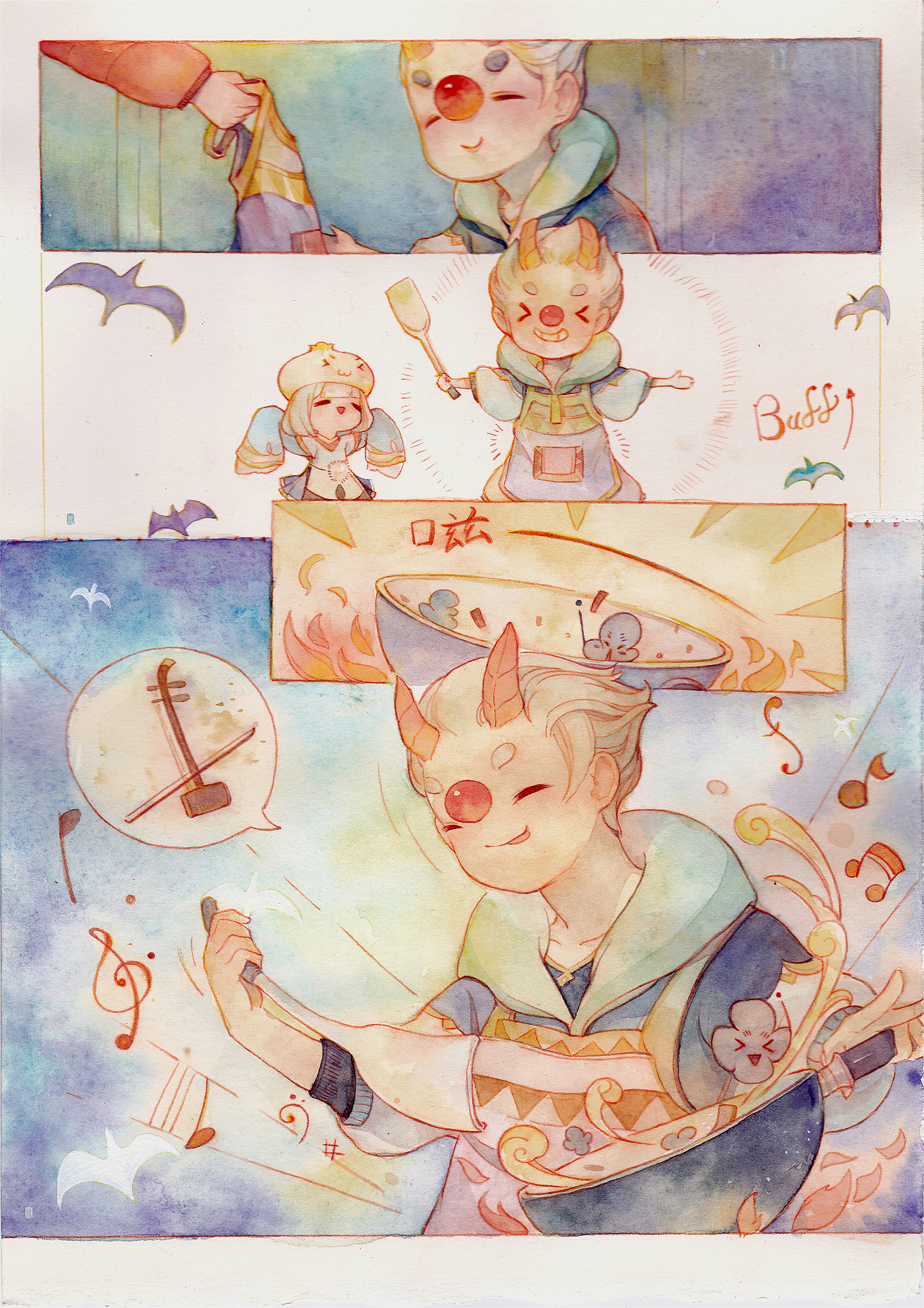 毕设故事《知恩》（图ZMTE2MjY2ODU2） - 中/长篇漫画 - 站酷设计师小盐疤原创素材 - 站酷ZCOOL
