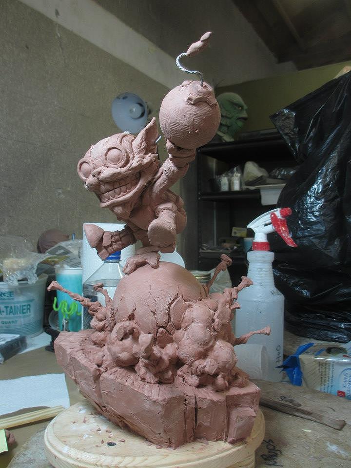 【Steve Wang】英雄联盟授权1比1比例游戏角色复制大型雕像