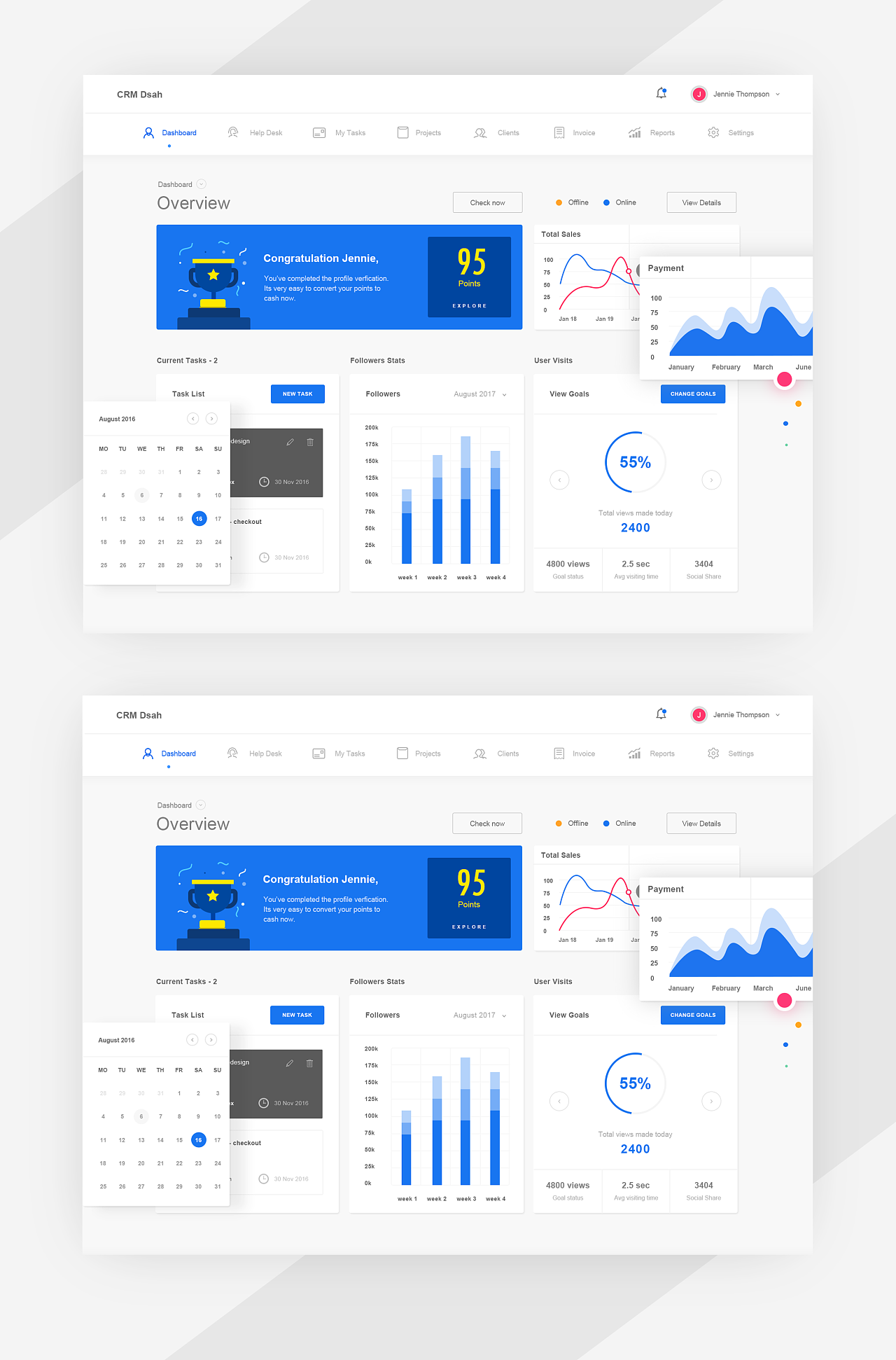web界面临摹作品
