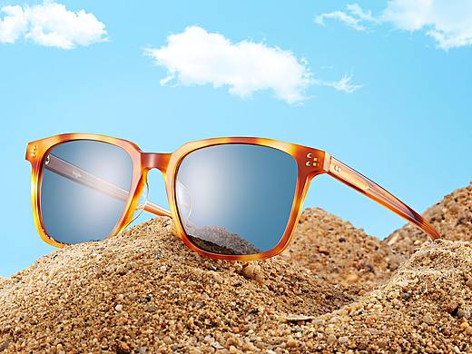 一组眼镜创意拍摄