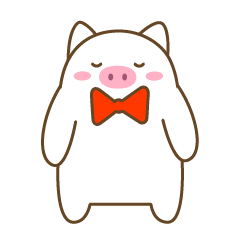 微信表情——小猪怀特1