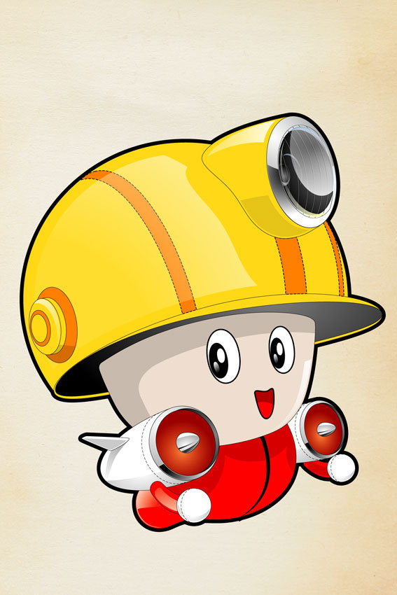 可爱卡通,小卫士!