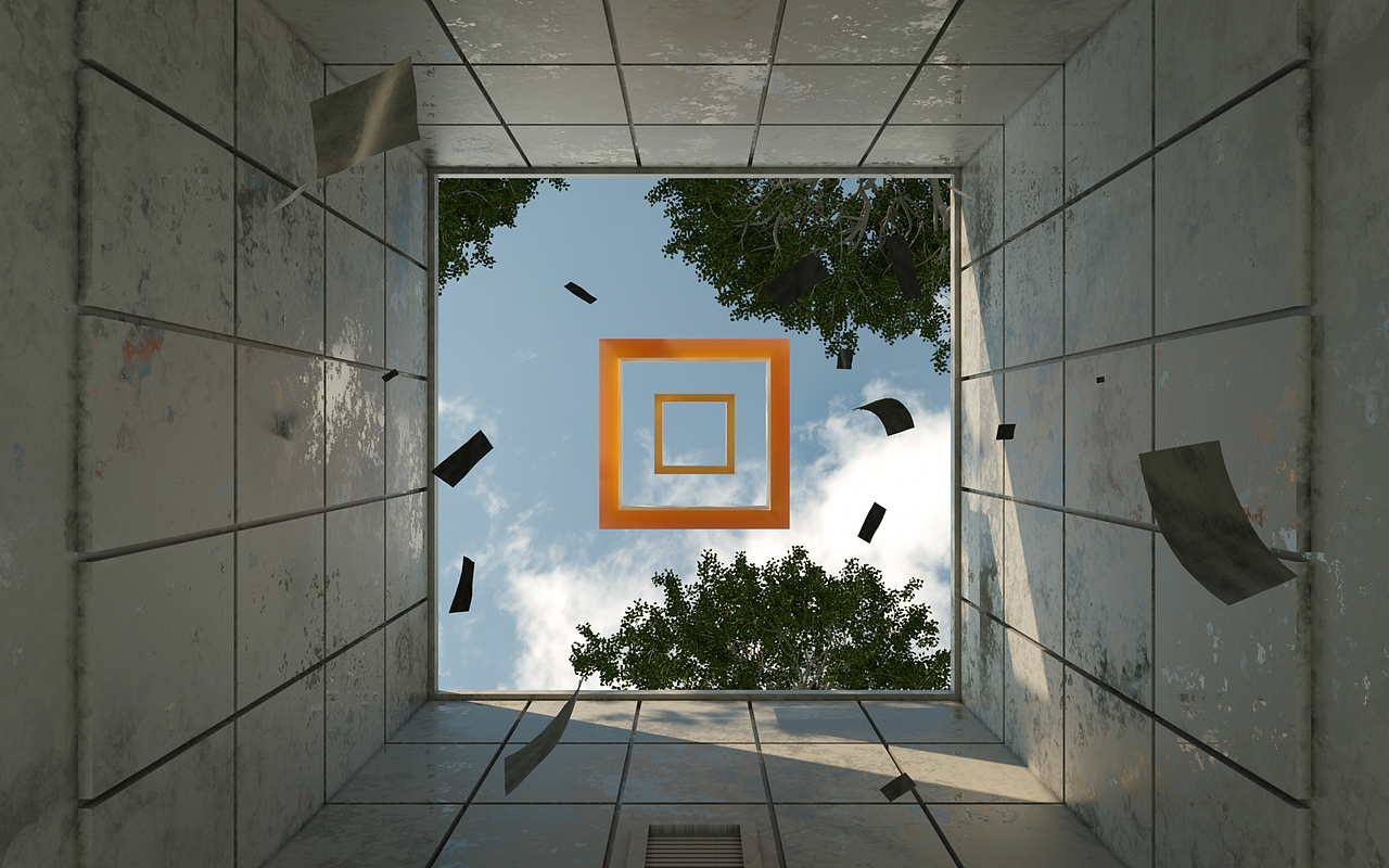 深处的世界-C4D场景练习