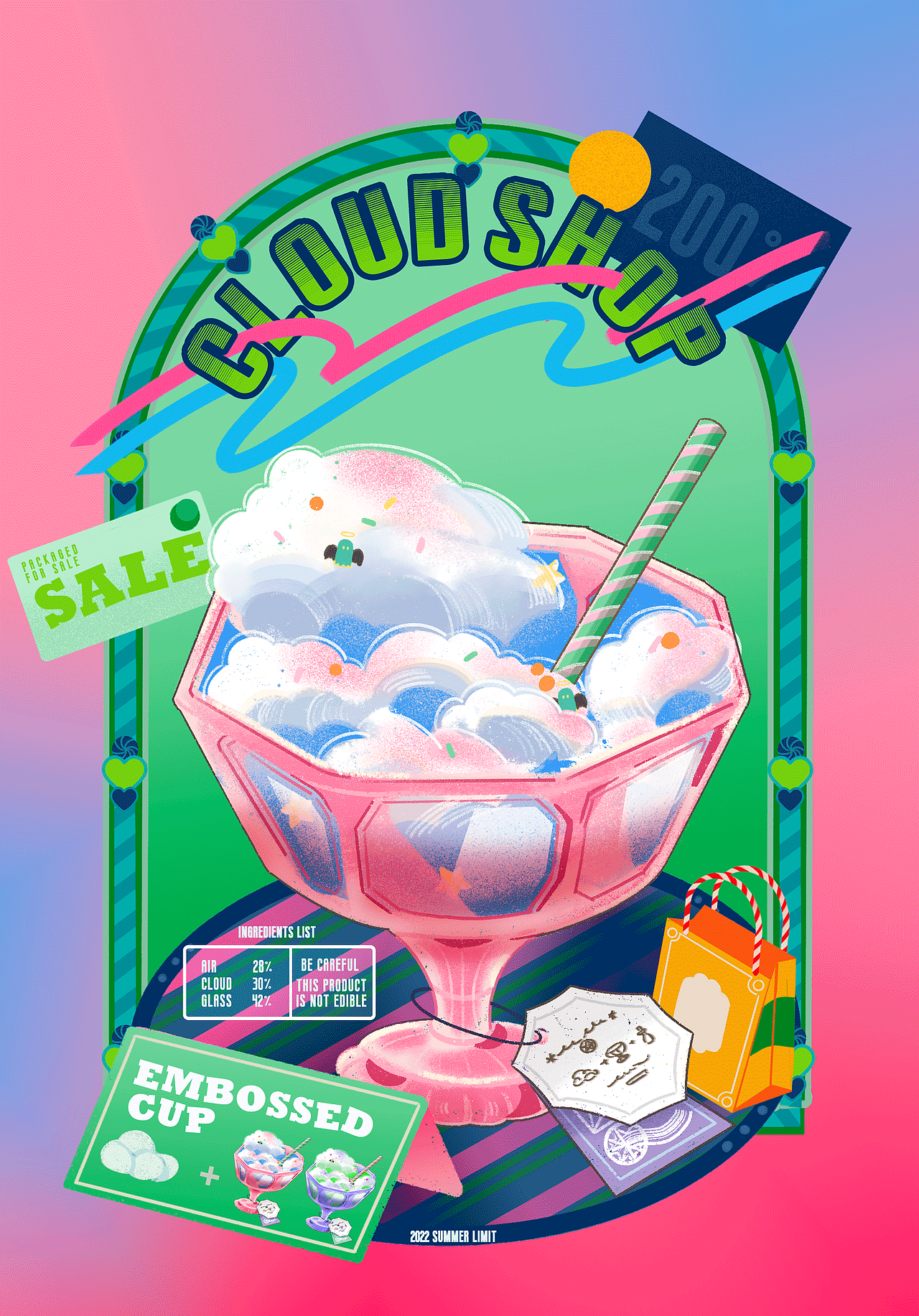 限时云商店（图ZMzIwMjM4NjE2） - 新锐潮流插画 - 站酷设计师一个正常的喵原创素材 - 站酷ZCOOL