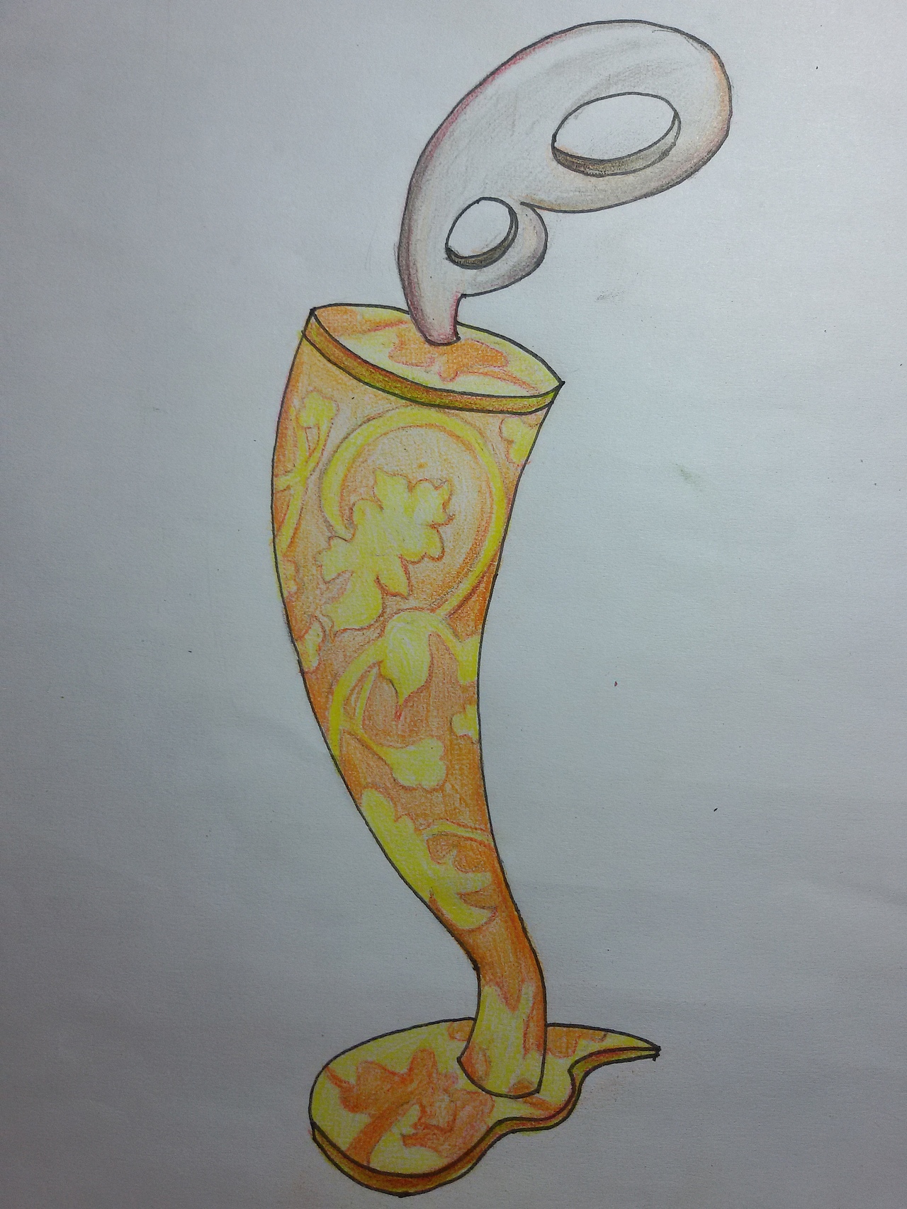 容器造型——手绘香水瓶