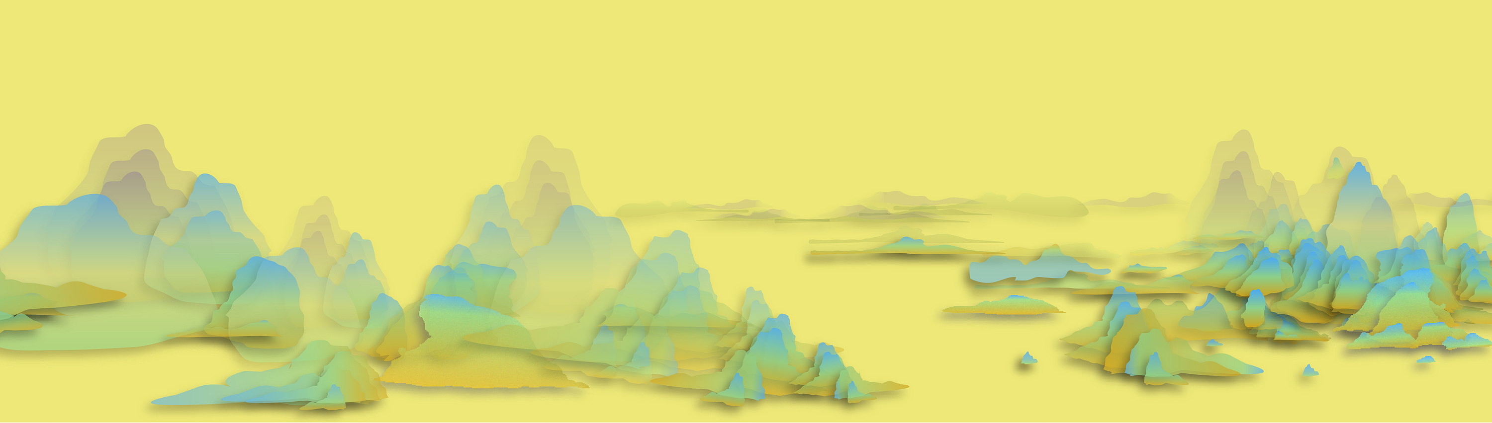 江山千里望无垠,元气淋漓运以神