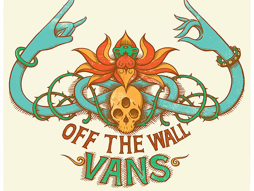 VANS "OFF THE WALL"丝网版画海报