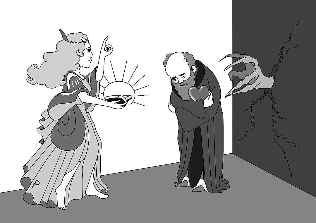 《哲学之美》插图（图ZMTI3ODU3ODc2） - 商业插画 - 站酷设计师扎扎木009原创素材 - 站酷ZCOOL