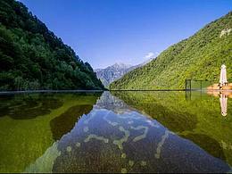 古尔沟华美达温泉酒店无边际泳池设计