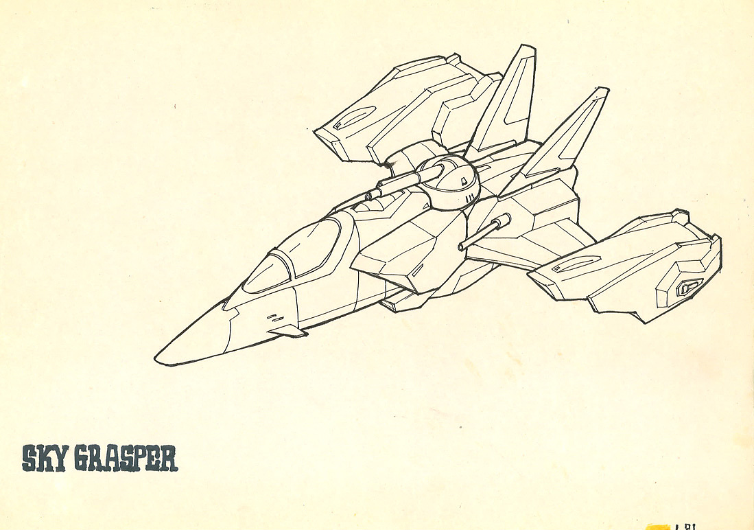 以前画的高达手绘结构线稿2