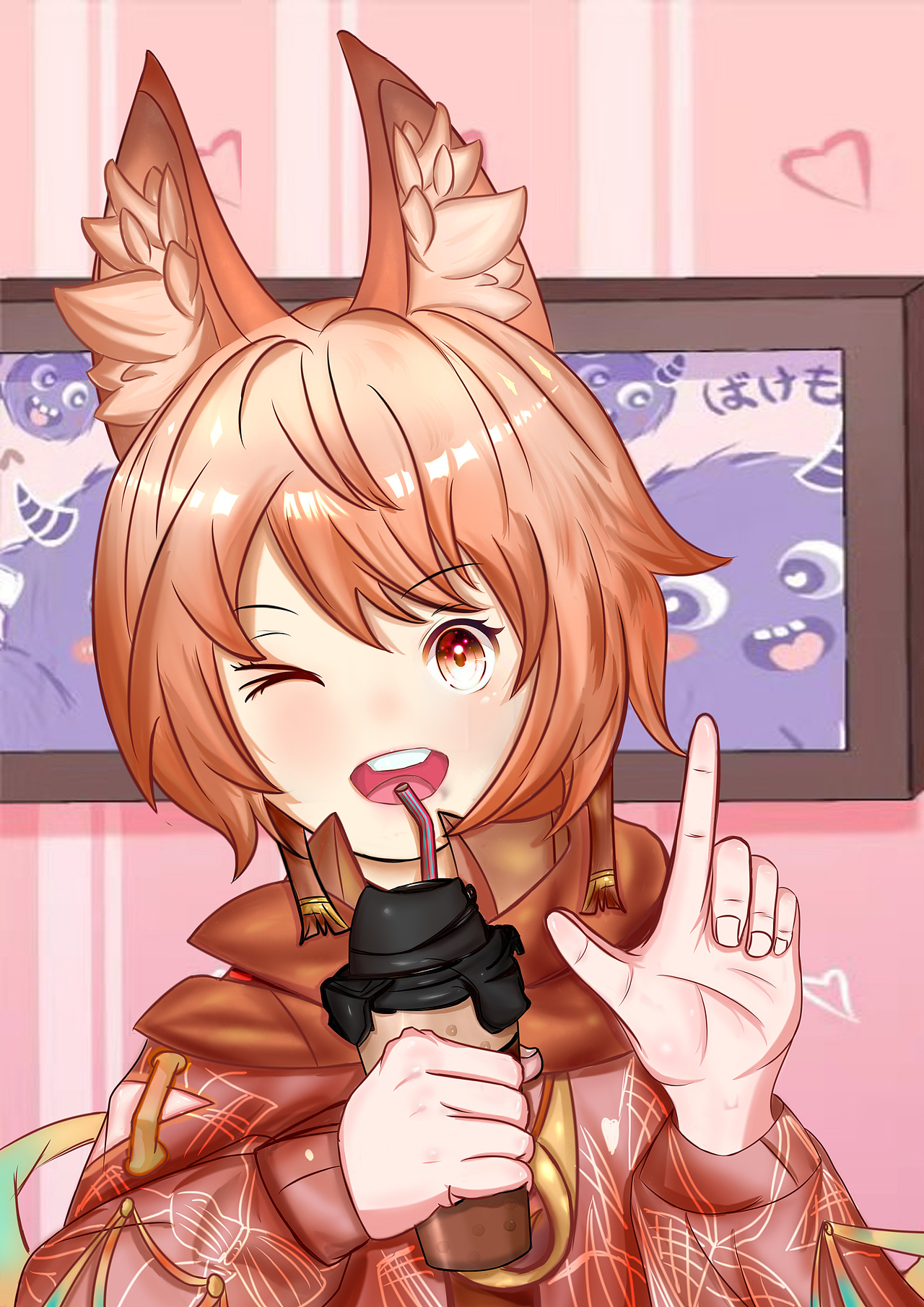 猫和老鼠手游 宣传图绘制x木蝣元素动力 | 汉堡老师《云域浪客》系列