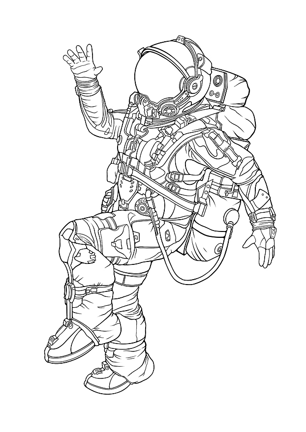 iPad插画线稿｜中国航天｜宇航员（图ZMzQxMDQ2MjI0） - 艺术插画 - 站酷设计师是cicia原创素材 - 站酷ZCOOL