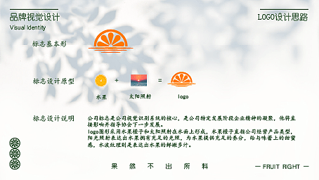 果不其然vi设计(水果店vi)水果店logo