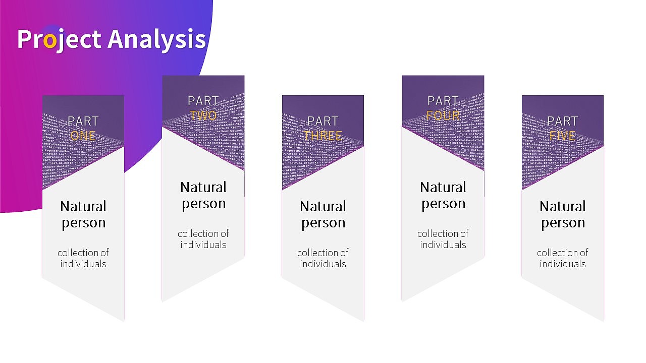 PPT模板抖音风格提案广告商务简约炫彩欧美英文模版