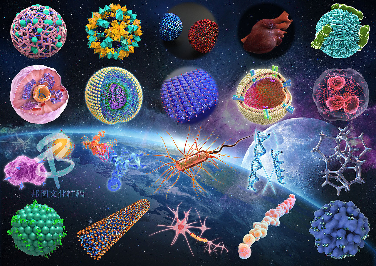医学插画论文配图科研杂志封面设计科研绘图学术动画