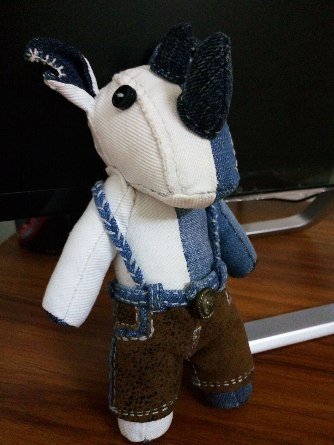 diy犀牛布偶纯手工缝制