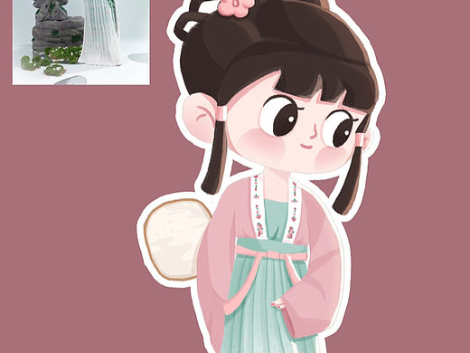 古风照片转插画