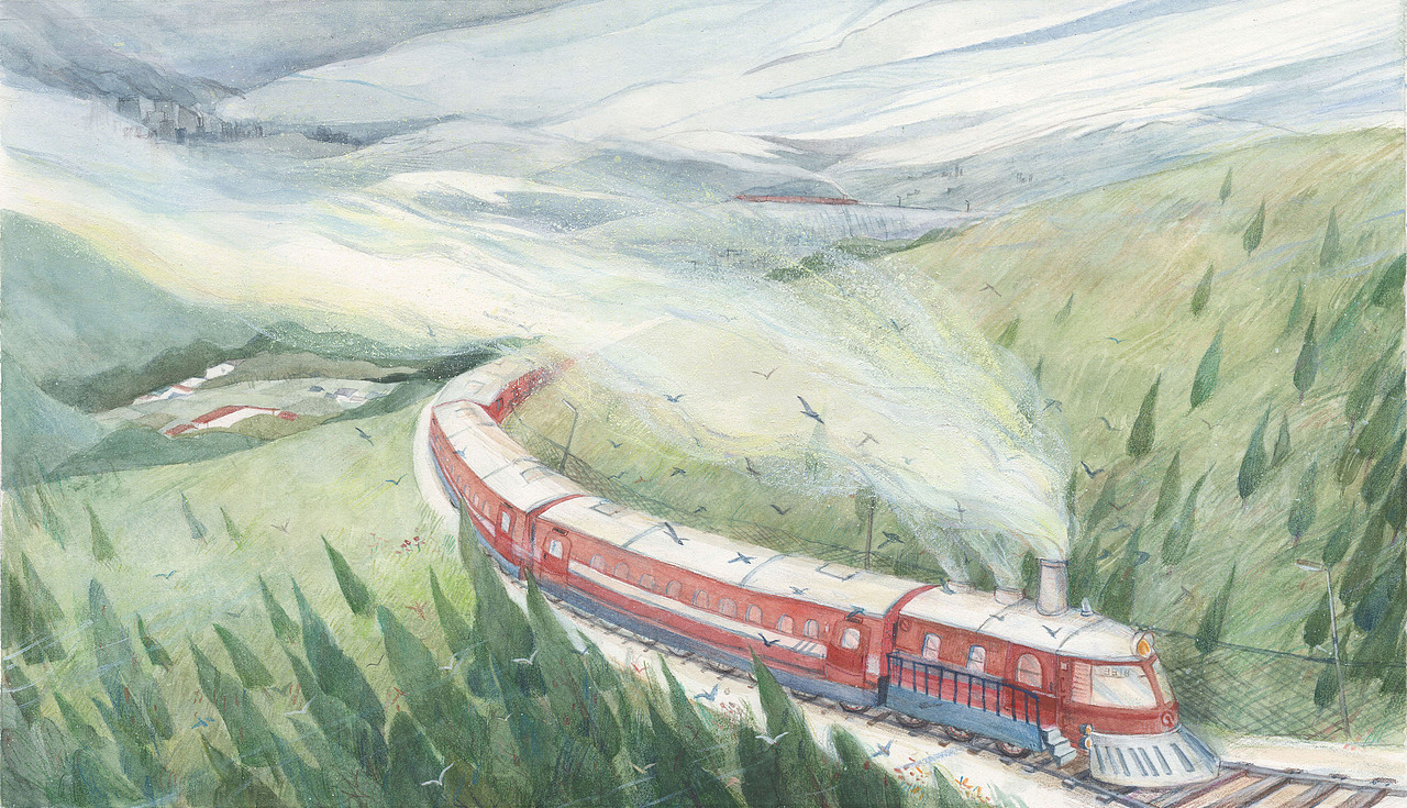 无字绘本《回家路上》（局部）