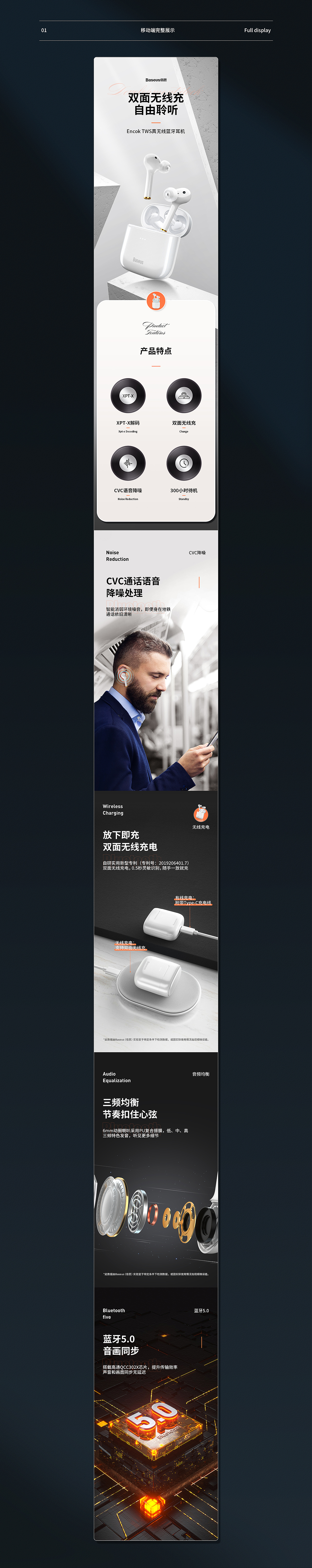倍思耳机详情X2（图ZMjUwMDMxNDQ0） - 电商 - 站酷设计师黄思彰原创素材 - 站酷ZCOOL