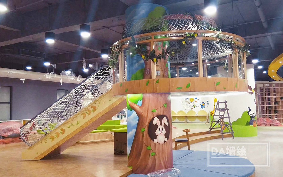汕头澄海区宝奥城乐博士儿童馆墙绘