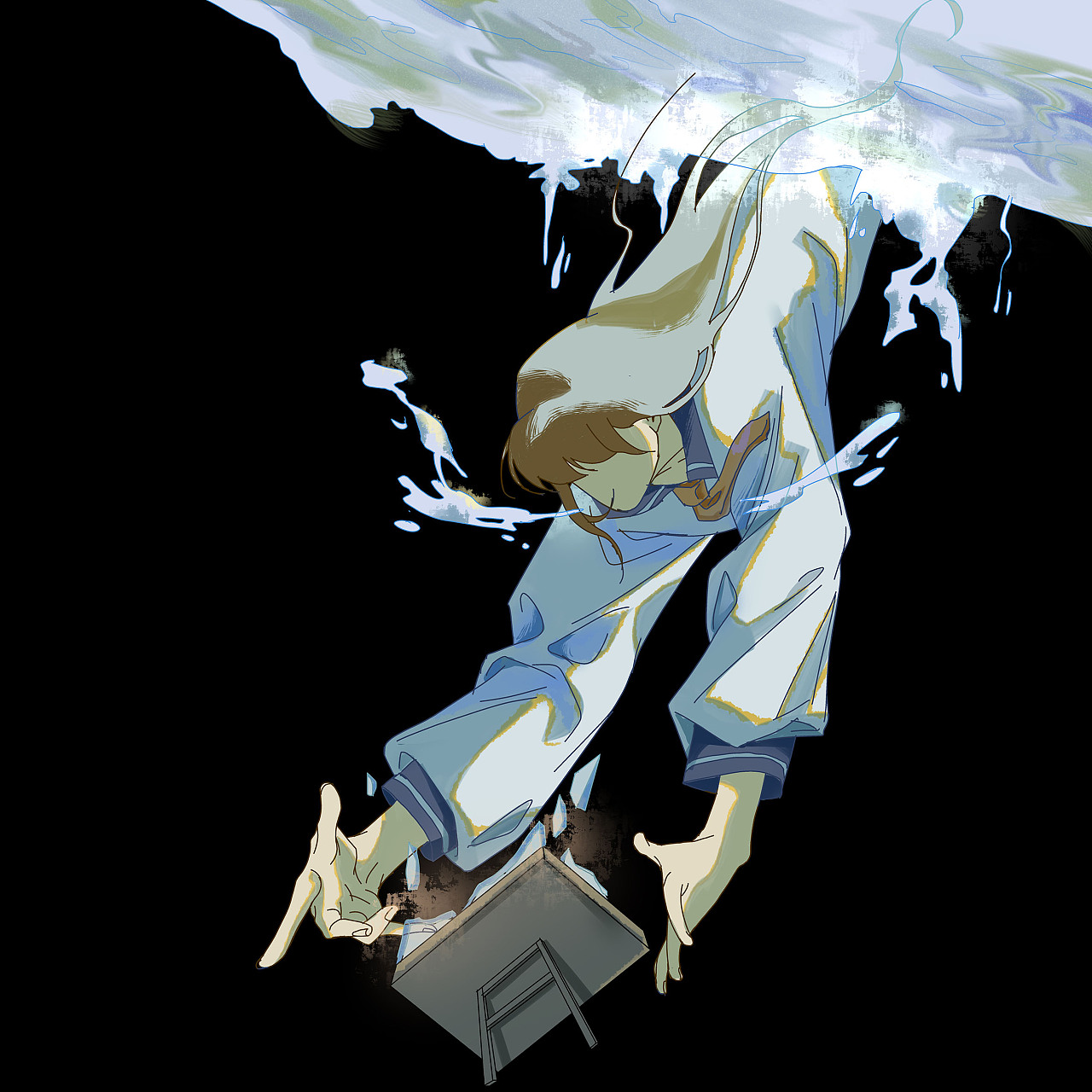 失恋|插画|艺术插画|洗尽梨花白 - 原创作品 - 站酷 (zcool)