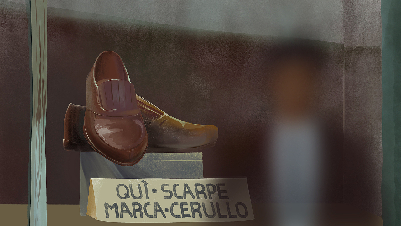 《我的天才女友》插画练习（图ZMjI5NjIwMjAw） - 创作习作 - 站酷设计师岸南ANNAN原创素材 - 站酷ZCOOL