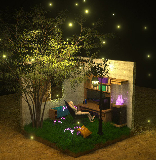 小场景练习（图ZMTg2MTU2NzI0） - 场景 - 站酷设计师酱克疯原创素材 - 站酷ZCOOL