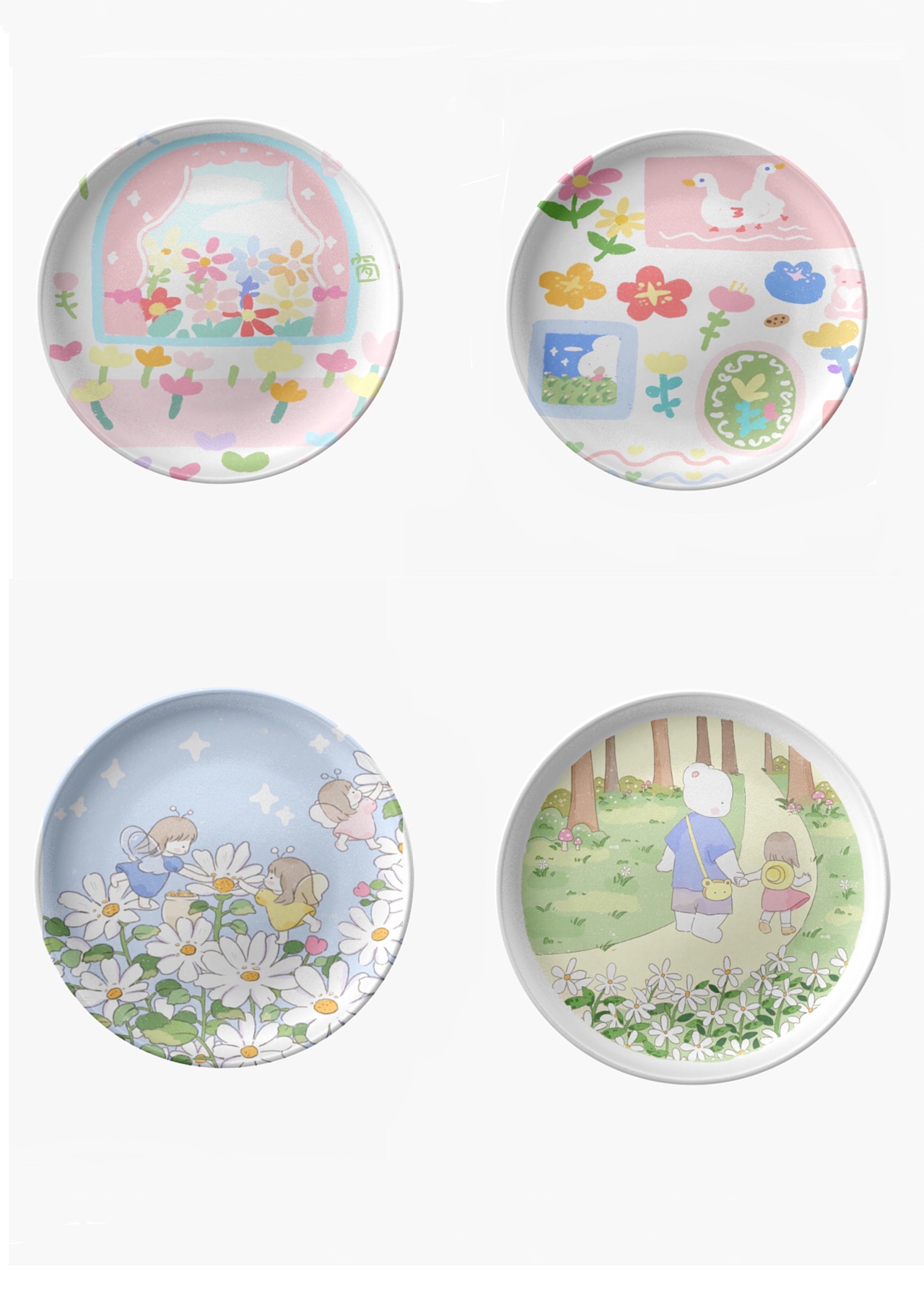 儿童画涂鸦《春天的窗户》系列（图ZMjk5MTk3MTI0） - 儿童插画 - 站酷设计师柠子睫丶原创素材 - 站酷ZCOOL