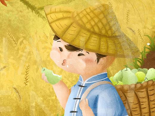 二十四节气童趣插画