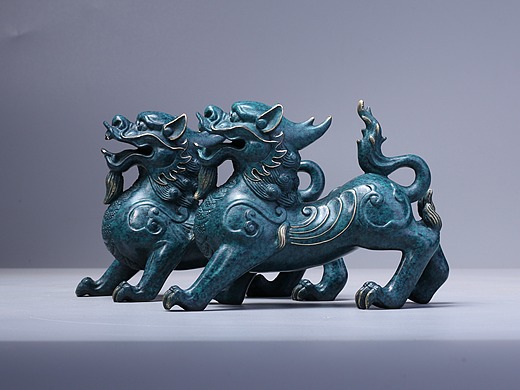 铜臻艺术貔貅家居摆件 风水吉祥物