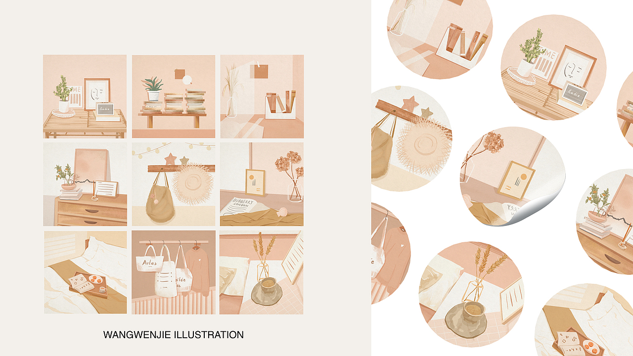 2020个人插画作品总结