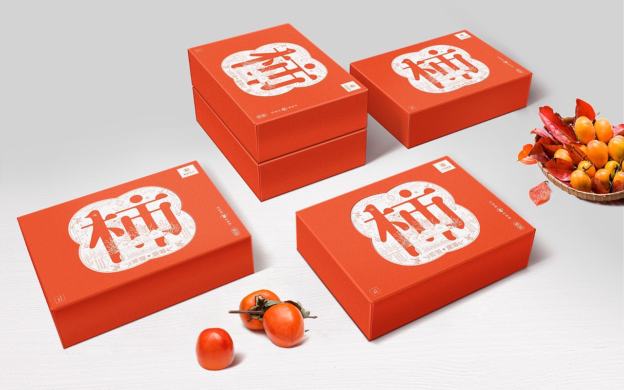 好柿连连农副产品柿饼品牌包装设计西安厚启(图ZMTAyOTg2Nzcy) - 包装 - 站酷设计师厚启品牌营销咨询原创素材 - 站酷ZCOOL
