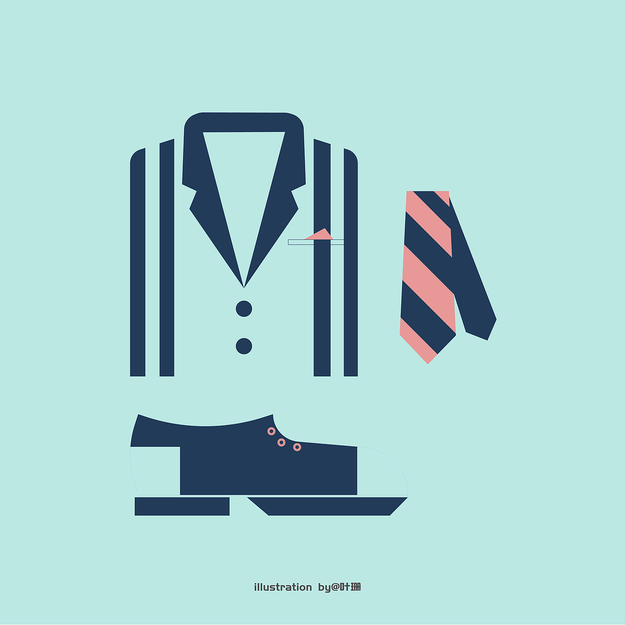 扁平风插画（图ZMTc3NDgyNzAw） - 艺术插画 - 站酷设计师叶珊AshleyYe原创素材 - 站酷ZCOOL